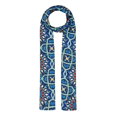 شال زنانه طرح کاشی کد 11