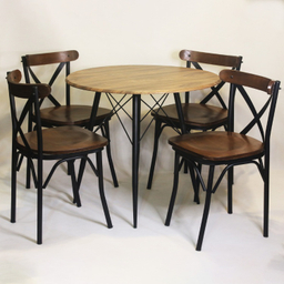ست میز و صندلی 4 نفره مدل تونت