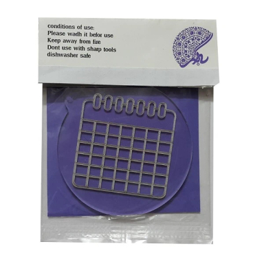 استامپ برجسته تزیین فوندانت مدل تقویم