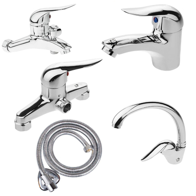 ست شیرآلات اندیکا مدل روژینا مجموعه 5 عددی