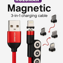 کابل تبدیل USB به Type-C/Lightning کلومن مدل KD_M60 طول 1 متر