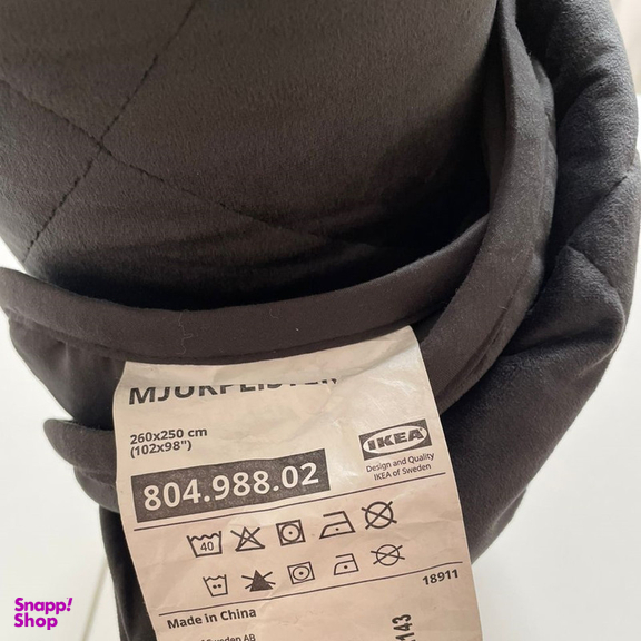 روتختی ایکیا مدل MJUKPLISTER دونفره سایز 260x250 سانتی متر