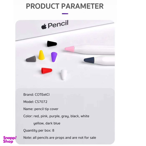 کاور سیلیکونی اپل پنسیل کوتتسی مدل CS7082 مناسب اپل پنسیل 2