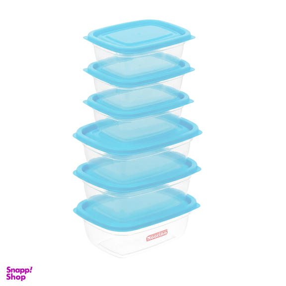 ظرف نگهدارنده نورینو مدل سامان مجموعه 6 عددی