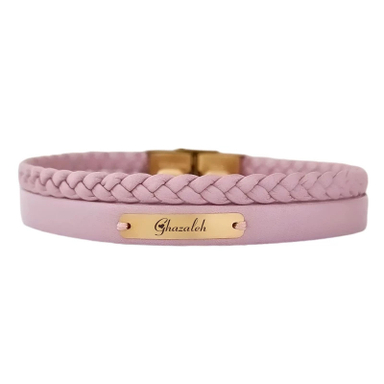 دستبند طلا 18 عیار زنانه وی وی گلد گالری مدل اسم غزاله کد PS2223