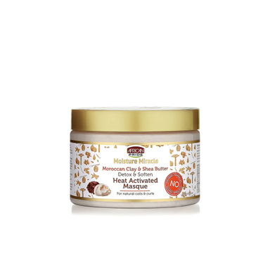 ماسک مو آفریکن پراید مدل Moroccan Clay & Shea Butter حجم 340 میلی لیتر