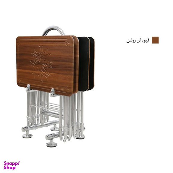 میز عسلی ویانا تاشو کد 104NEA مجموعه چهار عددی