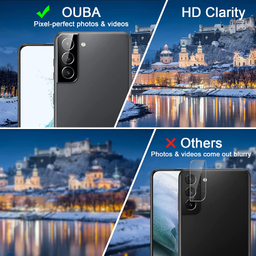 محافظ لنز دوربین بوف مدل 3D مناسب برای گوشی موبایل سامسونگ Galaxy S22/S22 Plus