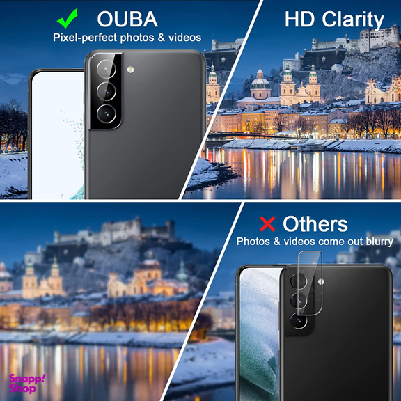 محافظ لنز دوربین بوف مدل 3D مناسب برای گوشی موبایل سامسونگ Galaxy S22/S22 Plus