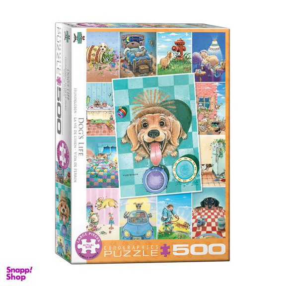 پازل 500 تکه یوروگرافیکس پازلز مدل 6500-5365 Dog&amp;#39;s Life
