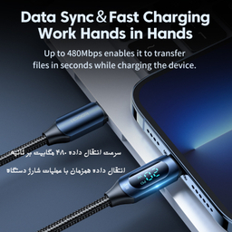 کابل تبدیل Type-C به Lightning توکی مدل 20W TQ-X03 طول 1 متر