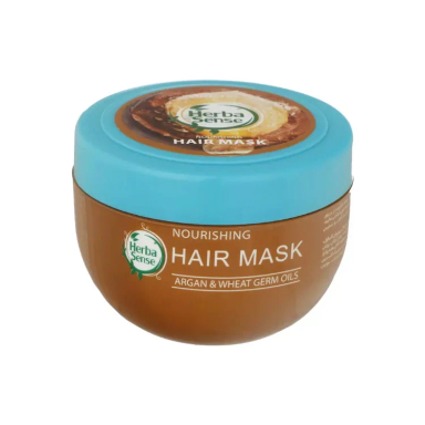 ماسک مو کراتینه آردن هرباسنس مدل روغن آرگان و جوانه گندم مناسب موهای آسیب دیده و شکننده حجم 250 میلی لیتر