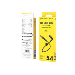 کابل تبدیل USB به لایتنینگ بروفون مدل BX32 طول 25 سانتی متر