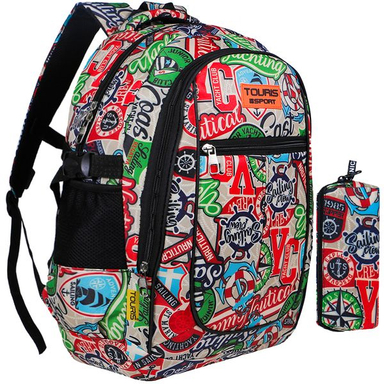 کوله پشتی توریث مدل KW-8000 به همراه جامدادی