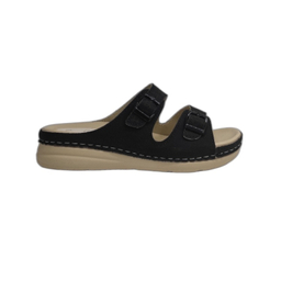 دمپایی طبی زنانه شهرام طب کد 8023 رنگ مشکی