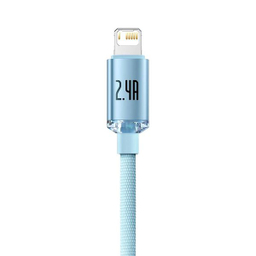 کابل USB به لایتنینگ باسئوس مدل Crystal Shine Series طول 2 متر