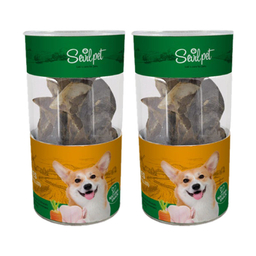 تشویقی سگ سویل پت مدل Lamb Hooves Chicken Carrot Filled وزن 150 گرم بسته 2 عددی