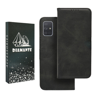 کیف کلاسوری دیامانته مدل Spork Bk مناسب گوشی موبایل سامسونگ Galaxy A71