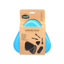 ست ظرف مثلثی 8 تیکه لایف کمپ مدل LunchKit