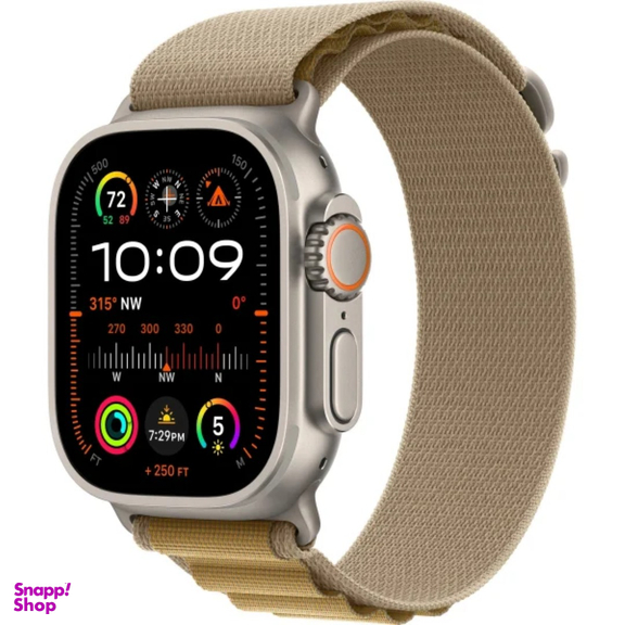 ساعت هوشمند اپل مدل 2024 Ultra 2 Natural Titanium Case Alpine Loop 49mm
