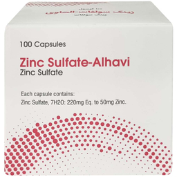 کپسول الحاوی مدل زینک سولفات بسته 100 عددی