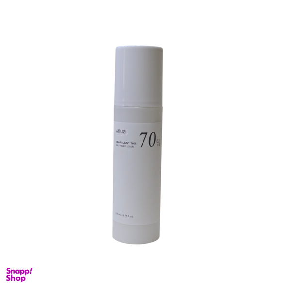 لوسیون آبرسان و تسکین دهنده آنوا حاوی 70% عصاره گیاه Heartleaf حجم 200 میلی‌ لیتر