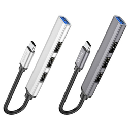 USB هاب 4 پورت Type-C هوکو مدل HB26 4in1