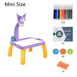 بازی آموزشی رنگ آمیزی ناب سل مدل میز نقاشی پروژکتوردار طرح کرومی