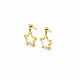 نیم ست طلا 18 عیار زنانه مدل ستاره