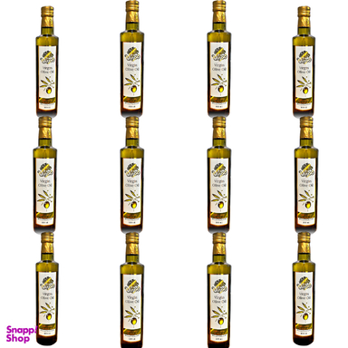 روغن زیتون بکر درجه یک ویسپو حجم 500 میلی لیتر بسته ۱۲ عددی