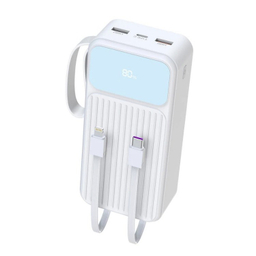 پاوربانک پی زد ایکس مدل V30 Fast Charge 22.5W Cabled ظرفیت 20000 میلی آمپر ساعت