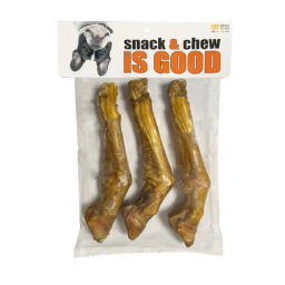 تشویقی سگ شهر پت مدل ایز گود پاچه متوسط گوسفند بسته 3 عددی