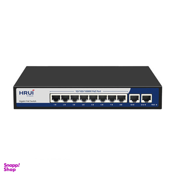 سوئیچ 8 پورت PoE گیگ مدل HR901-AFG-82N