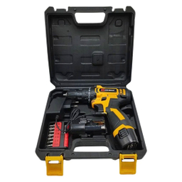 دریل پیچ گوشتی شارژی با لوازم اینتیمکث کد 0436 مجموعه 4 عددی