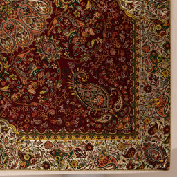رومیزی ترمه نگین خاتم طرح افشاری کد 9
