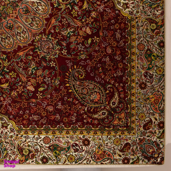 رومیزی ترمه نگین خاتم طرح افشاری کد 9