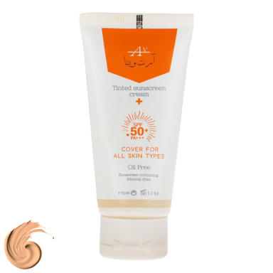 کرم ضد آفتاب رنگی آرت وینا SPF 50 مدل 1 حجم 50 میلی لیتر
