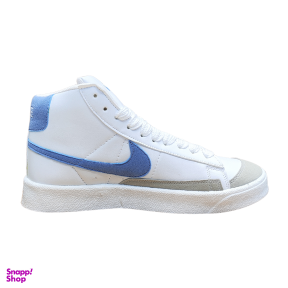 کتانی طرح نایکی کد B2232 رنگ سفید آبی