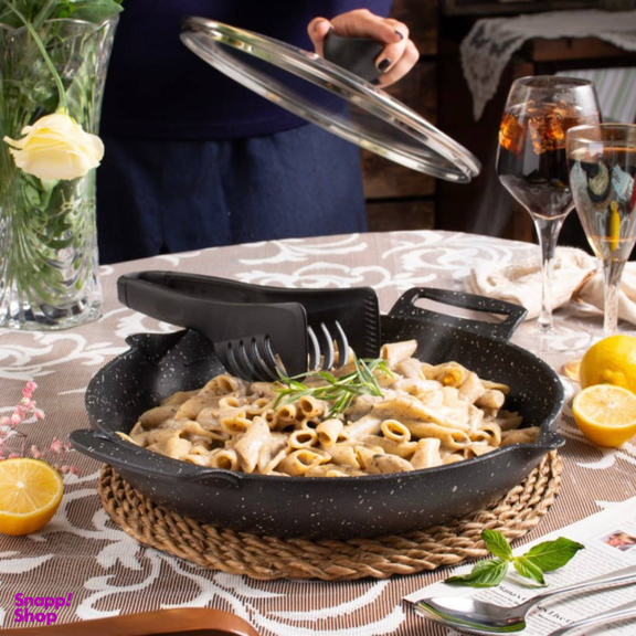 تابه گریل دربدار روهام مدل امرالد سایز 28