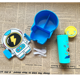 ظرف غذا کودک طرح فضانورد مجموعه 3 عددی