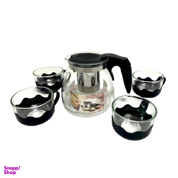ست قوری و فنجان 5 پارچه کد 2564
