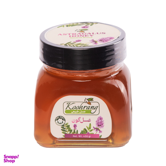 عسل طبیعی چهل گیاه و گون رویال کندو کوهرنگ وزن 450 گرم بسته 2 عددی