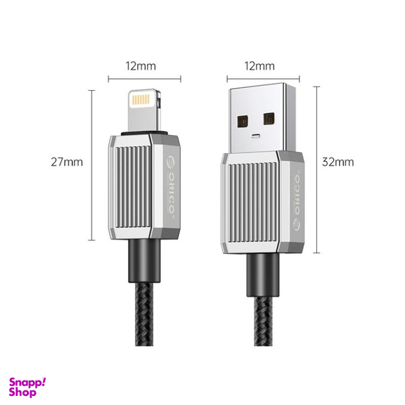 کابل USB به Lightning اوریکو مدل GQZ12 طول 2 متر