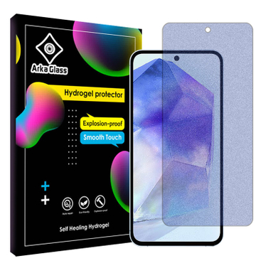 محافظ صفحه نمایش مات آنتی بلو آرکا گلس مدل Tough مناسب گوشی موبایل سامسونگ Galaxy A55 5G
