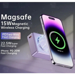 پاوربانک 22.5 وات گرین لاین مدل GL-PB71 Challenge Magsafe ظرفیت 20000 میلی آمپر ساعت
