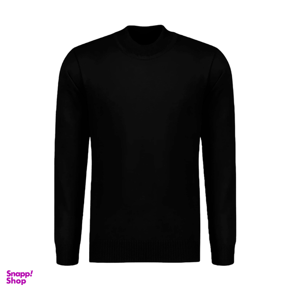 پلیور یقه گرد مردانه مدل MSK-B2 رنگ مشکی