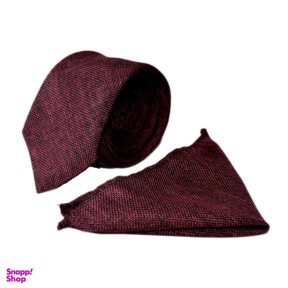 ست کراوات و دستمال جیب مردانه آیکت مدل محو