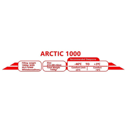 کيسه خواب پر 46- درجه پکینیو مدل ARCTIC 1000