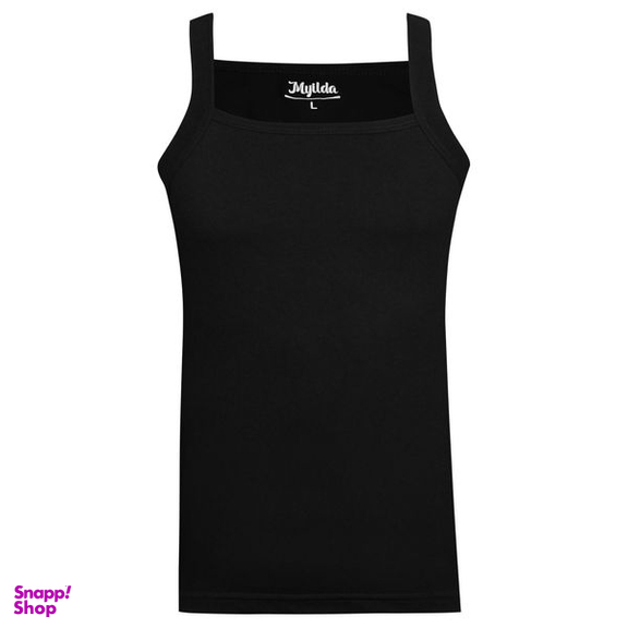 زیرپوش خشتی مردانه ماییلدا مدل پنبه ای کد 4713 رنگ مشکی