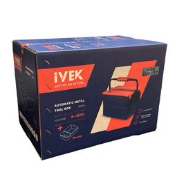 جعبه ابزار فلزی 30 سانتی متر سه‌ طبقه ایوک کد K-8251